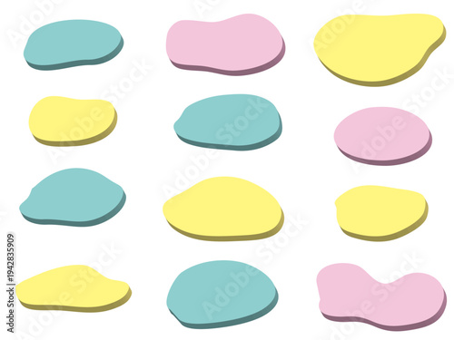 イラスト, 吹き出し, 素材, アイコン, かわいい, セット, シンプル, 枠, ふきだし, フレーム, 