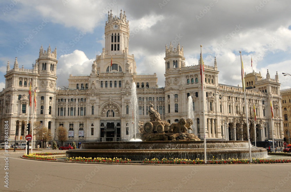 Fototapeta premium fuente de Cibeles en Madrid