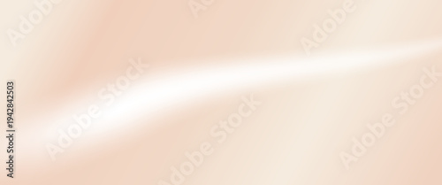 Beige blush gradient with diagonal rose gold wave across a dreamy cream ombre. Soft beige and blush peach on a fuzzy vector backdrop for cosmetic packaging. Gradation in elegant nude and ivory tones.