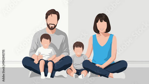 Global environmental crisis and human anxiety vector illustration, showing Earth in an hourglass affecting a distressed person, symbolizing urgency