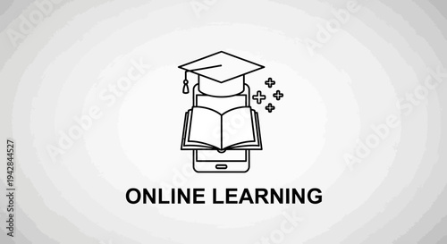 online learning education concept