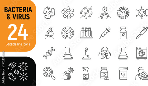 A set of black line style icons depicting various design and editing tools on a pure white background, including a pencil, palette, easel, and more