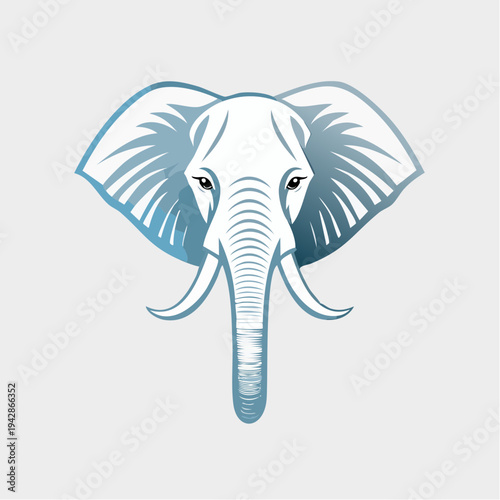 A cute pink baby elephant cartoon illustration featuring a happy jungle animal character in a funny wildlife vector art design