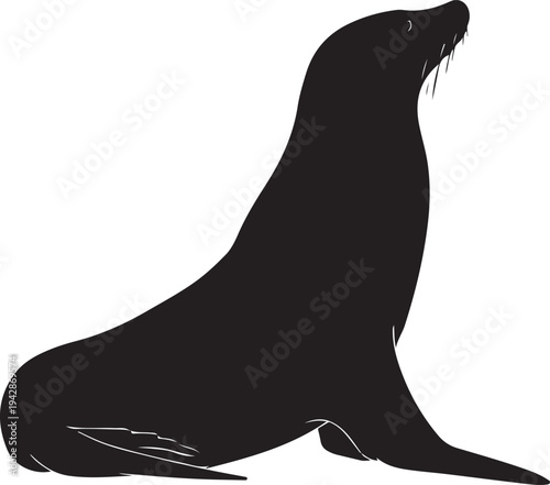 Sea Lion Silhouette