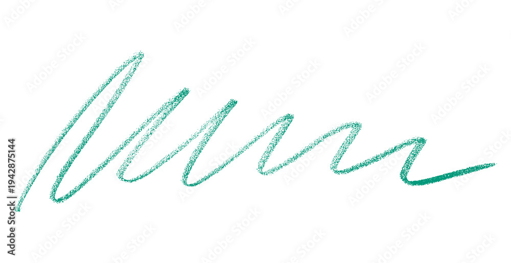 Obraz premium Hand-drawn crayon swirl scribble isolated on transparent background, Minimalist Abstract Wax Pencil Stroke Curvy Line Decorative Graphic Element for Creative Design.