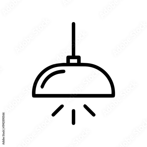 Hanging Ceiling Lamp Icon