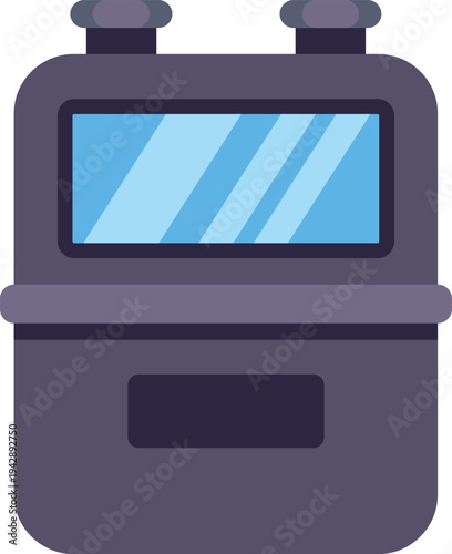 Gas meter illustrating home energy consumption and utility measurement