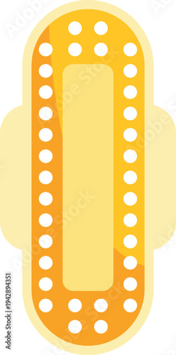 Sanitary napkin pad providing absorption and comfort during a woman's menstrual cycle