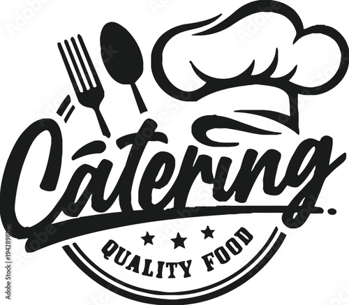 Restaurant menu design with food icons and vintage cutlery illustration