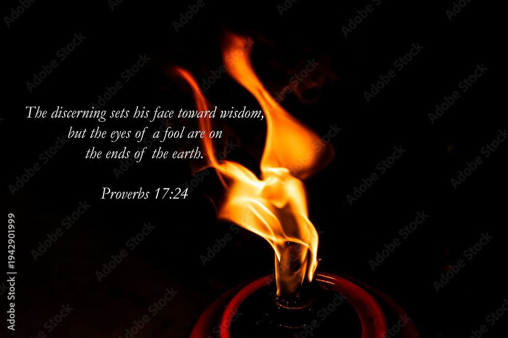 Foto Proverbs 17 24
