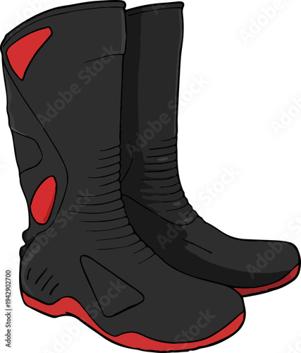 Sepatu boot kartun (2)