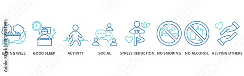 Mental health web icon vector illustration concept
