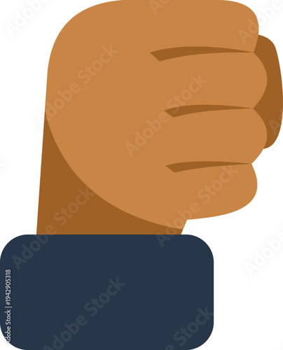 Raised clenched fist emoji representing strength, solidarity, and determination