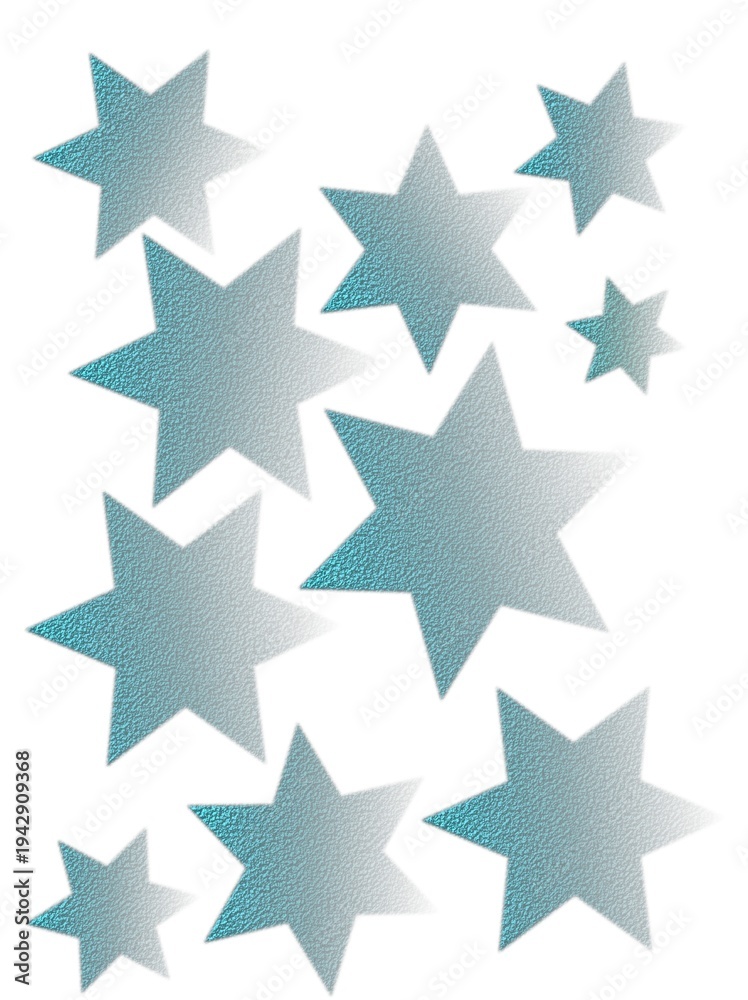Fototapeta premium many blue stars on a white background