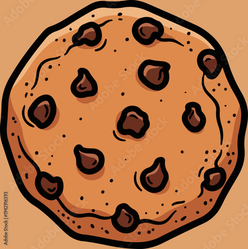 Delicious Chocolate Chip Cookie - A Sweet and Tasty Treat.