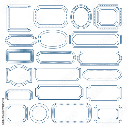 A collection of various types of brackets and parentheses in different shapes and sizes isolated on white background, Vector, illustration