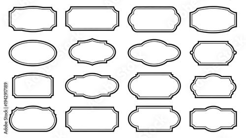 A collection of various types of brackets and parentheses in different shapes and sizes. isolated on white background, Vector, illustration