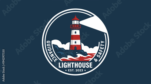 Lighthouse Guidance and Safety Logo - Guiding Light of Security.