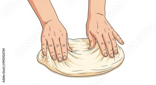 Hands Shaping Clay Pottery Wheel.