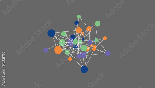 Intricate web of abstract digital network connections, illustrating global communication, social interaction, and modern community dynamics