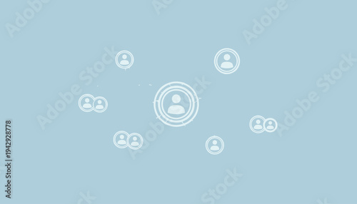 Intricate web of abstract digital network connections, illustrating global communication, social interaction, and modern community dynamics