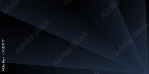 Modern black dark blue white abstract background. Minimal. Color gradient. Web banner. Geometric shape. 3d effect. Lines stripes triangles. Design. Futuristic. Metal metallic effect. Luxury. Premium.
