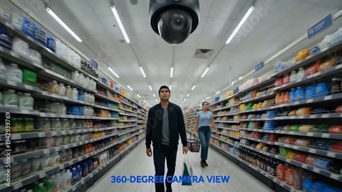 AI-Powered CCTV System Detects Suspicious Activity in Supermarket.