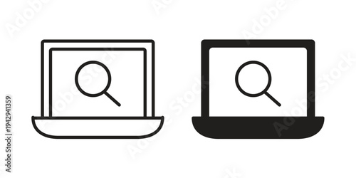 Browsing icon collection vector illustrations, Vector pictogram