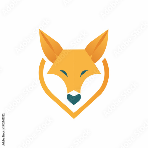 Clever Fox Logo Design - Geometric Animal Icon with a Modern Artistic Appeal