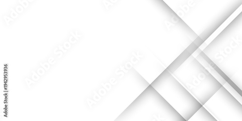Abstract white and gray modern background with shadow. Minimalist graphic design element future style Space design concept. modern abstract gray line light dynamic shape composition background.