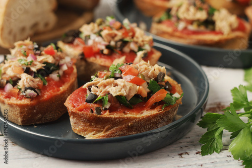 Traditional sandwiches of Malta Hobz Biz Zejt