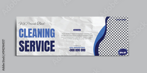 Cleaning Service Tumblr banner Template