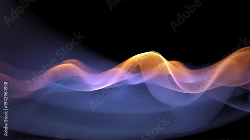 Vibrant Smoke Waves in Motion.