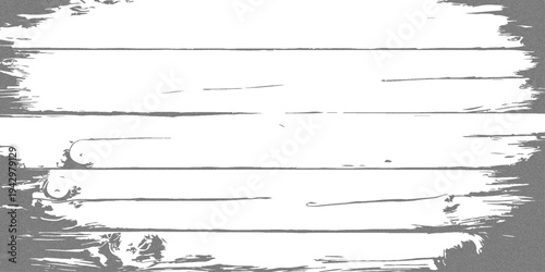 Distressed White Wooden Plank Background With Grunge Paint and Vintage Texture for Design.