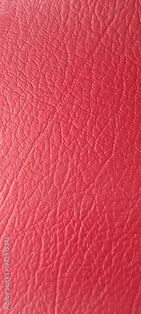 Fototapeta premium Red PU artificial leather surface