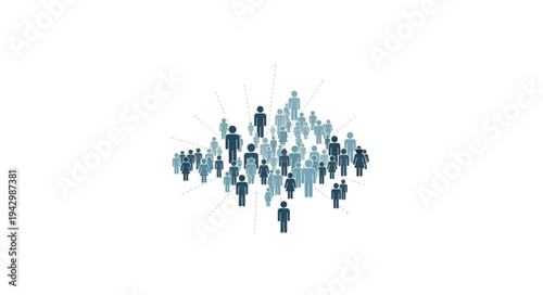 Diverse group of people standing together, representing community and collaboration.