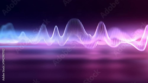 Vibrant Sound Wave Motion Graphics.