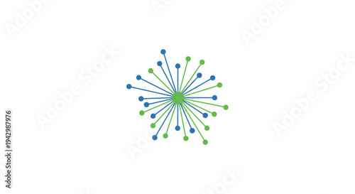 Abstract Network Connection with Radial Lines and Nodes
