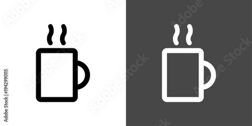 シンプルなコーヒー・マグカップのアイコン