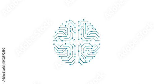 Abstract Neural Network Circuit Board Design