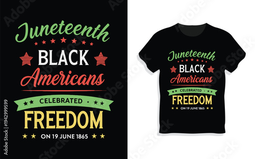 Creative Juneteenth National Independence Day T-Shirt Design Bundle.