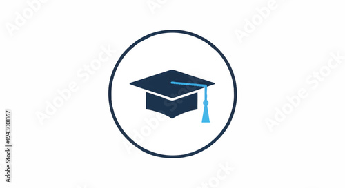 Graduation cap icon symbolizing education and learning