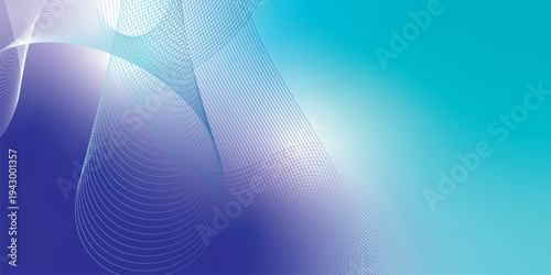 Abstract navy, white, and azure luminous waves sweeping through a dark atmospheric background with scattered glittering micro particles, modern digital tech theme, vector style.