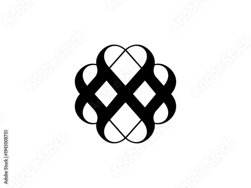 Abstract Monogram Letter Logo Icon