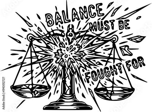 The Power of Balance Achieving Equilibrium Through Determination and Effort