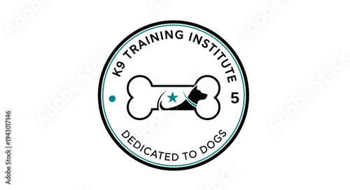 K9 Training Institute Logo Dedicated to Dogs.