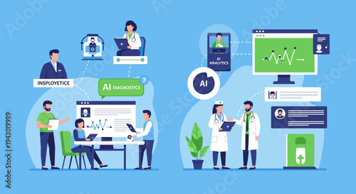 AI in Healthcare: Revolutionizing Patient Care and Medical Analytics with Digital Technology.