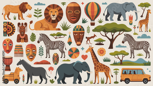 seamless pattern with animals