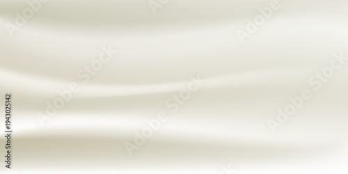 Creamy silk milk background with smooth flowing waves and soft elegant folds for luxury cosmetic or dairy design modern