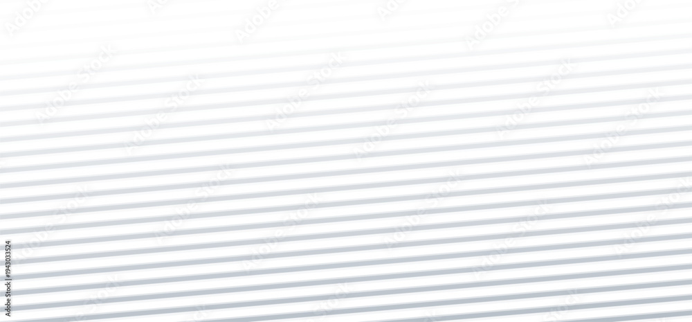 Fototapeta premium A clean, modern, abstract background featuring a pattern of diagonal light grey stripes, gradually fading into white at the top. Ideal for websites, presentations, and various design projects.